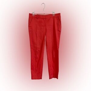 J. Crew Coral Cafe Capri Chino Style Size 4 Straight Leg Fit